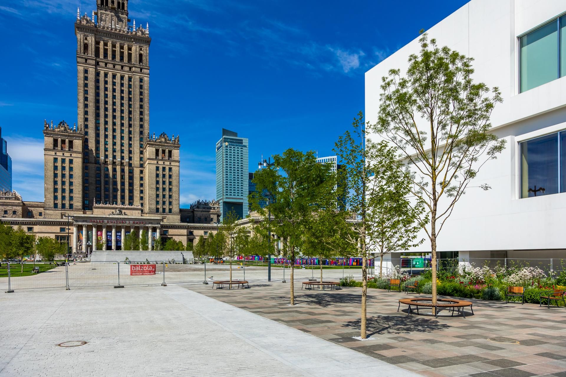 Plac Centralny Warszawa, sierpień 2025