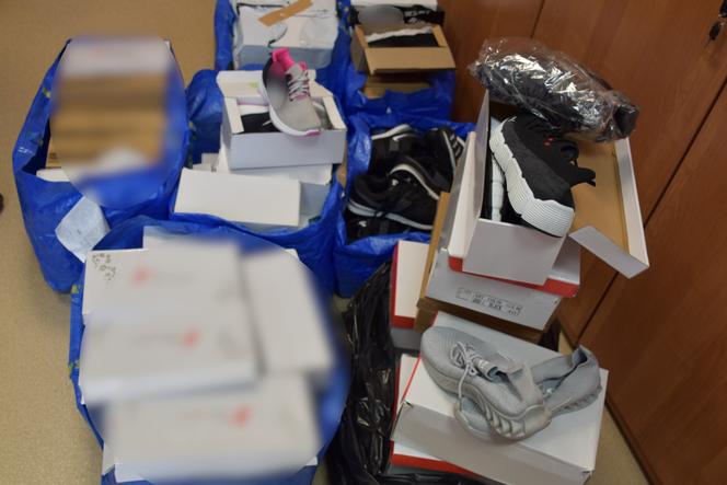 Towar zabezpieczony przez policjantów