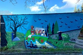 Scooby Doo i poznańska klątwa - mural od Kawu robi furorę w Poznaniu