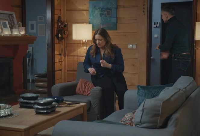 M jak miłość odc. 1868. Anita (Melania Grzesiewicz), Kamil (Marcin Bosak)