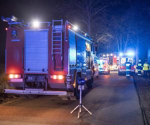 Zatrzymał auto, bo zobaczył dym. Chwilę później już nie żył