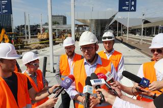 Prace budowlane na stacji Warszawa Zachodnia