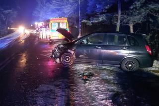  Trzy roztrzaskane samochody w Komornicy! Koszmar na drodze, są ranni