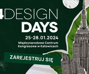 Zapraszamy na 4 Design Days 2024 pod naszym patronatem medialnym! 