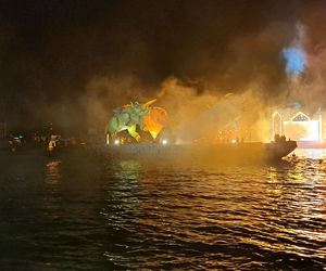 Małopolskie Królewskie Widowisko na Wiśle w ramach 24. Parady Smoków