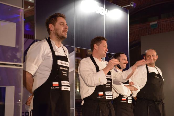 Wojciech Modest Amaro gotował podczas Porsche Gourmet Tour Wrocław