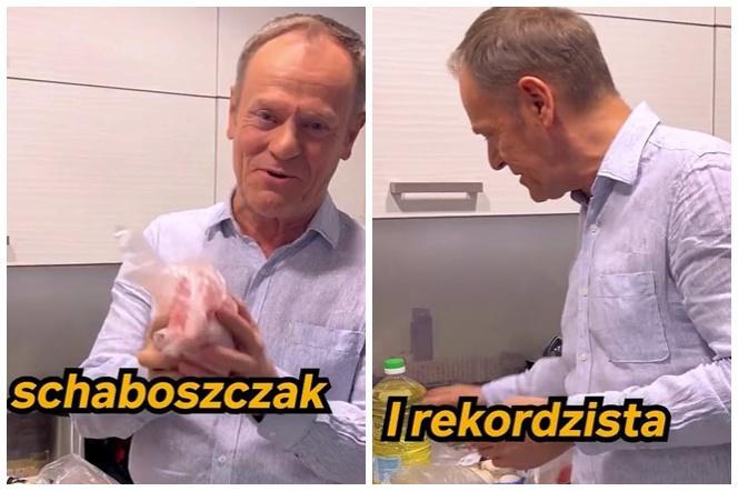 Donald Tusk porównuje ceny za PO i PiS. „Mój ukochany schaboszczak za prawie 21 zł!”