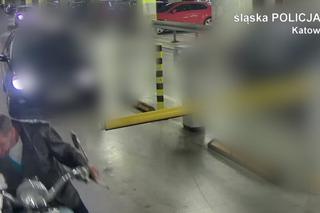 Policja z Katowic szuka złodzieja! Ukradł skuter z parkingu podziemnego [ZDJĘCIA]