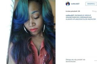 makijaż, tęczowe brwi, kolorowe brwi