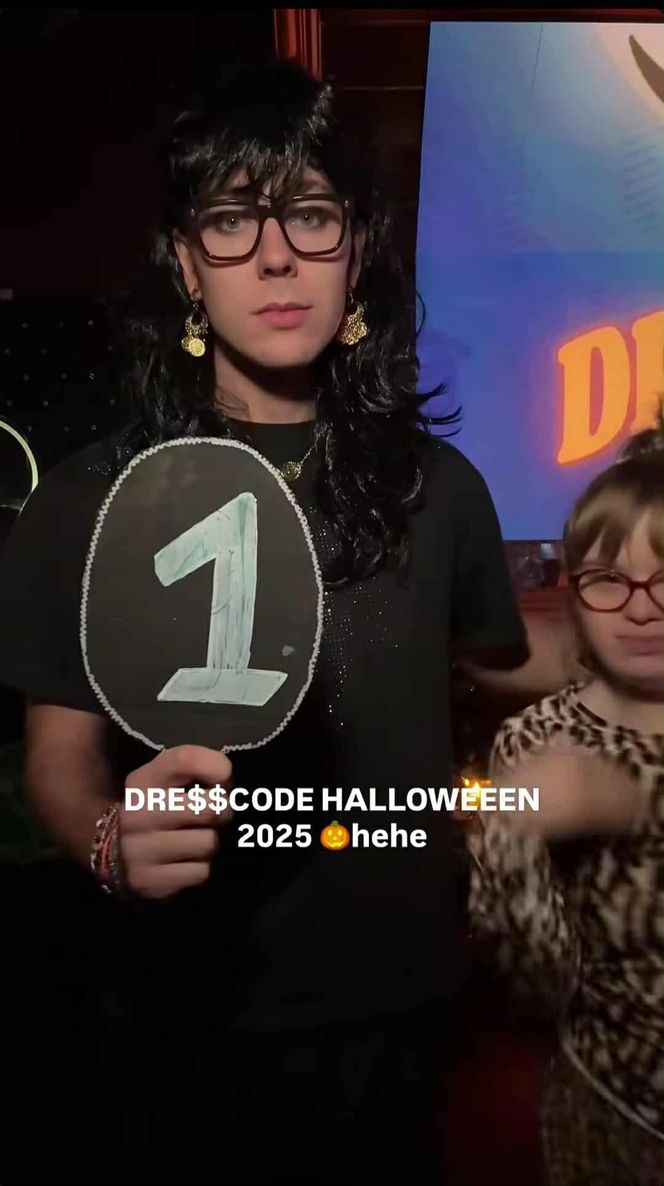 Bagi na Halloween przebrał się za... Czarną Mambę! Iwona Pavlović jak żywa?