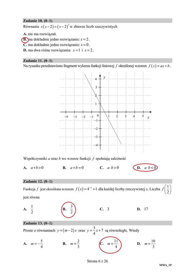 Matura 2020 ARKUSZE CKE z matematyki - poziom podstawowy! [ODPOWIEDZI]