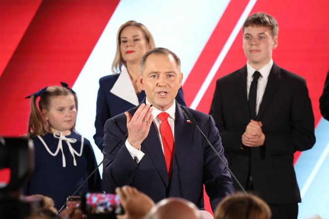 Sztab wyborczy Karola Nawrockiego w Warszawie