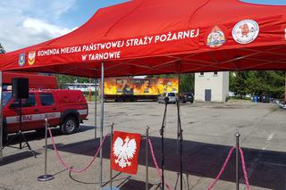 53 opryskiwacze zakupione w ramach Małopolskiej Tarczy Antykryzysowej przekazano strażakom OSP z powiatu tarnowskiego