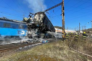 W Czechach zderzyły się w Niedzielę Wielkanocną dwa pociągi towarowe