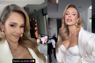 Doda cała na biało! Zasłoniła prawie wszystko, a i tak emanowała seksapilem. Tylko spójrzcie na jej twarz!