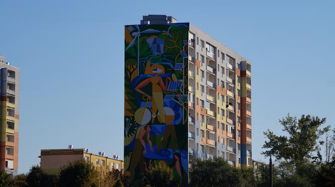 W Bydgoszczy powstał nowy mural. Działa na środowisko jak 400 drzew! 