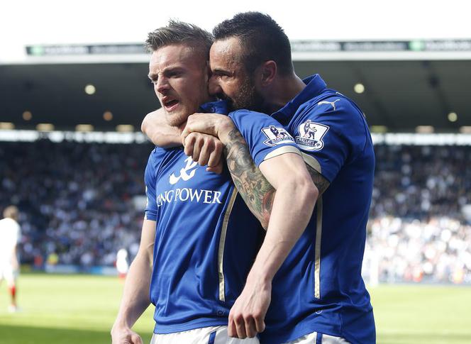 jamie Vardy w objęciach Marcina Wasilewskiego