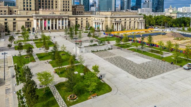 Plac Centralny Warszawa, sierpień 2025