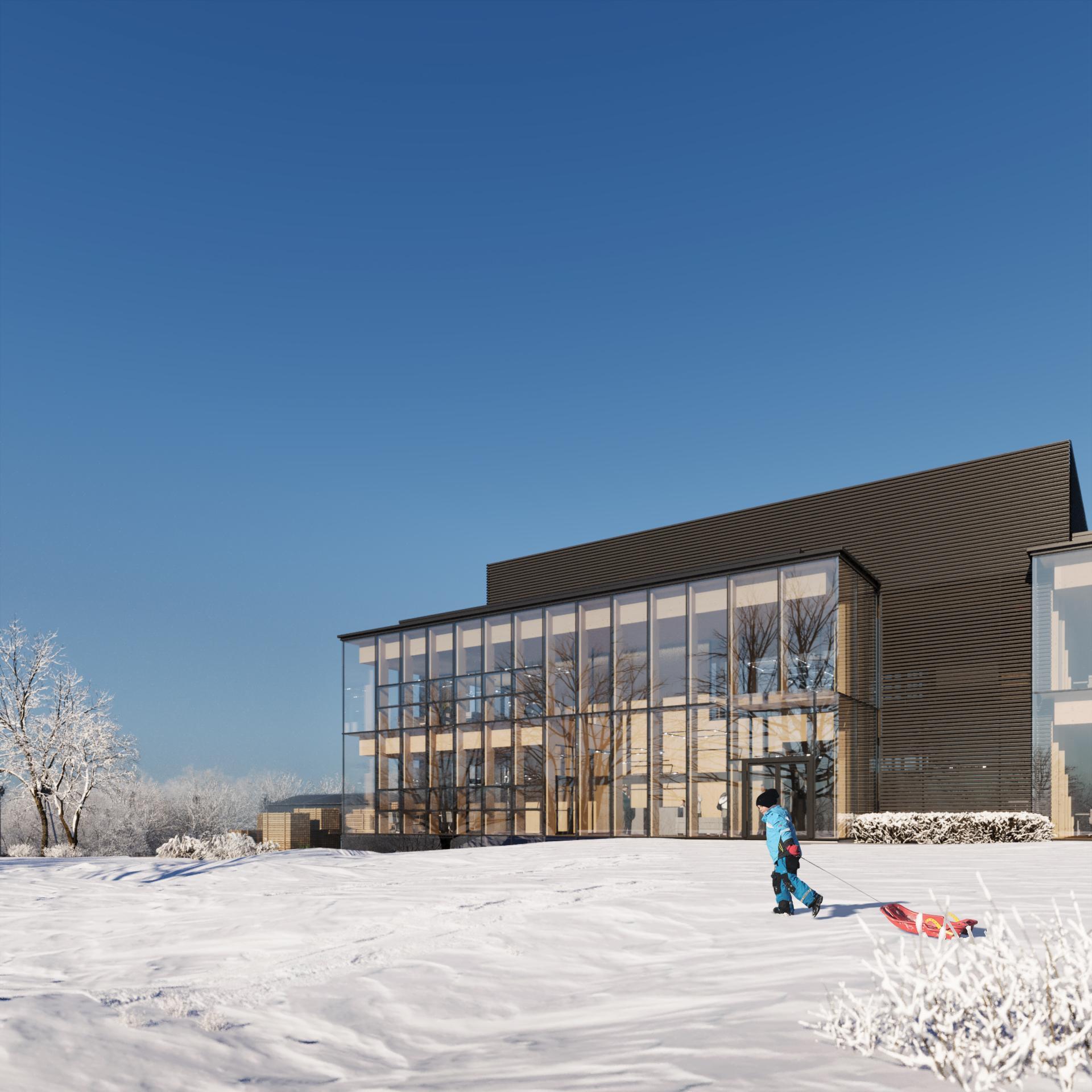 Drewniany biurowiec zaprojektowany przez APA Wojciechowski Architekci