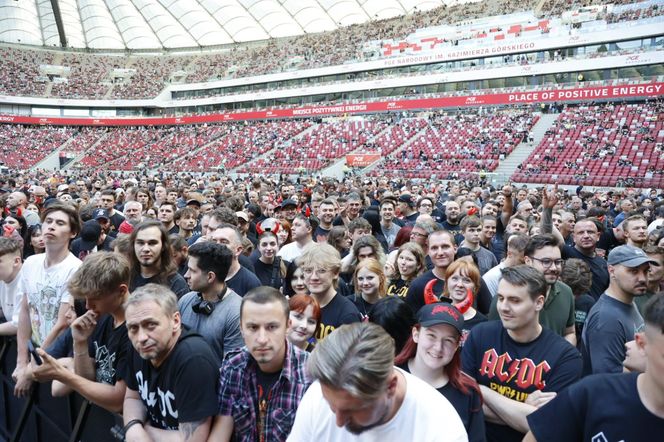 Koncert AC/DC w Warszawie (4.07.2025) - część pierwsza. Organizatorem koncertu jest Live Nation
