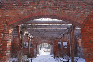 Zimowy spacer po Podzamczu w Łęcznej