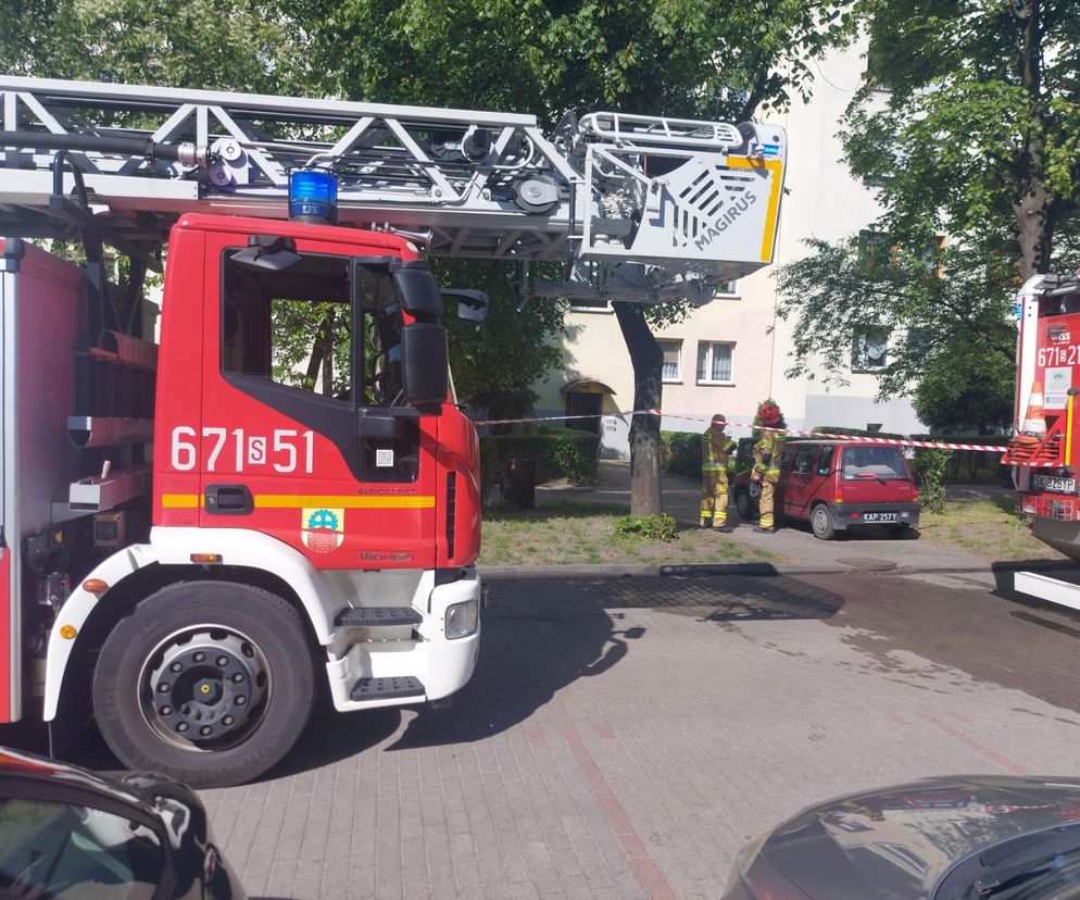 Pożar mieszkania przy ul. Wolności w Zabrzu
