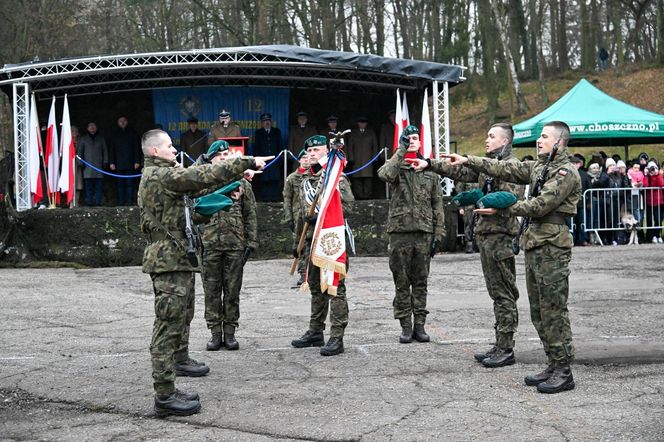 Przysięga żołnierzy zasadniczej służby wojskowej w Choszcznie