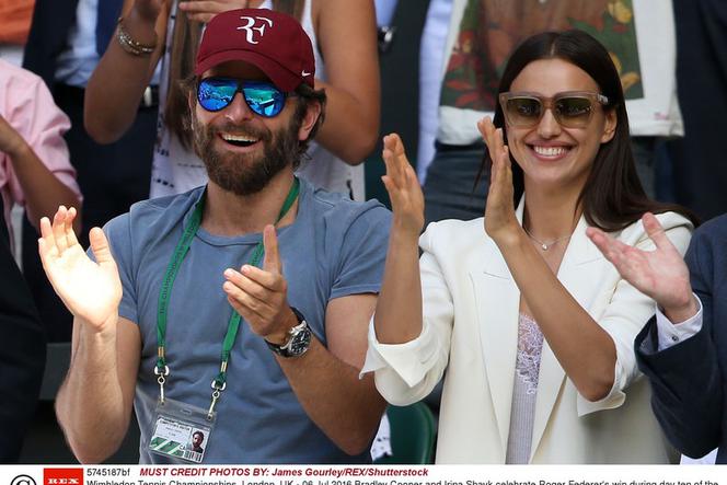 Bradley Cooper i Irina Shayk na Wimbledonie