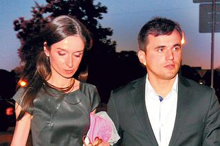 Mąż Kaczyńskiej z żoną Boruca
