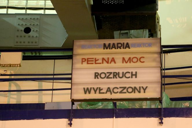 Wnętrza polskiego reaktora jądrowego MARIA pod Warszawą 