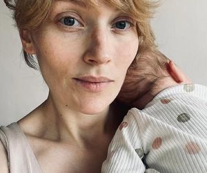 Anna Mrozowska (Renata z Barw szczęścia) ze swoim dzieckiem