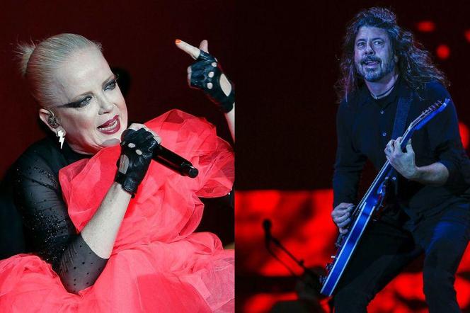 Shirley Manson i Dave Grohl