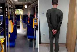 Kraków: Kolejny szaleniec w autobusie. Przyłożył pasażerowi do głowy atrapę broni i groził, że go zabije