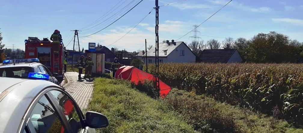 Tragiczny wypadek motocyklisty w Grojcu