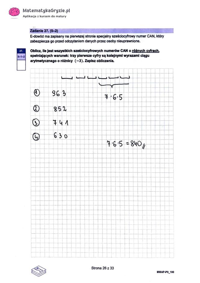 Matura próbna 2023 - odpowiedzi z matematyki