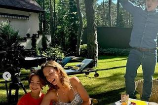 Barwy szczęścia nowy sezon po wakacjach. Emil (Artem Maleszczuk), Asia (Anna Gzyra), Hubert (Marek Molak)