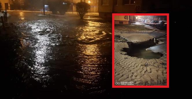 Wielka awaria wodociągowa na Retkini