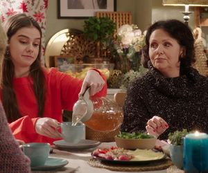 	M jak miłość. Basia (Karina Woźniak), Barbara (Teresa Lipowska), Marysia (Małgorzata Pieńkowska)