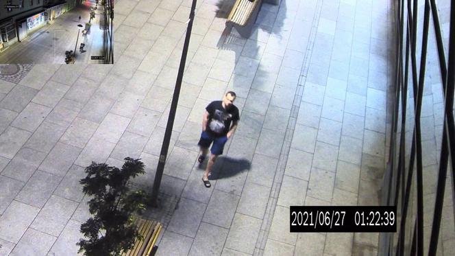 Śląskie: Brutalne pobicie w samym centrum miasta. Wszystko nagrały kamery. Napastnicy są poszukiwani przez policję