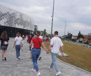 Euro 2024. Tysiące fanów piłki nożnej w Strefie Kibica w hali Urania w Olsztynie. Zobacz zdjęcia!