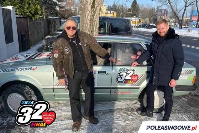 Kultowy Ford Escort z 1982 roku z autografem Jurka Owsiaka na WOŚP 2024