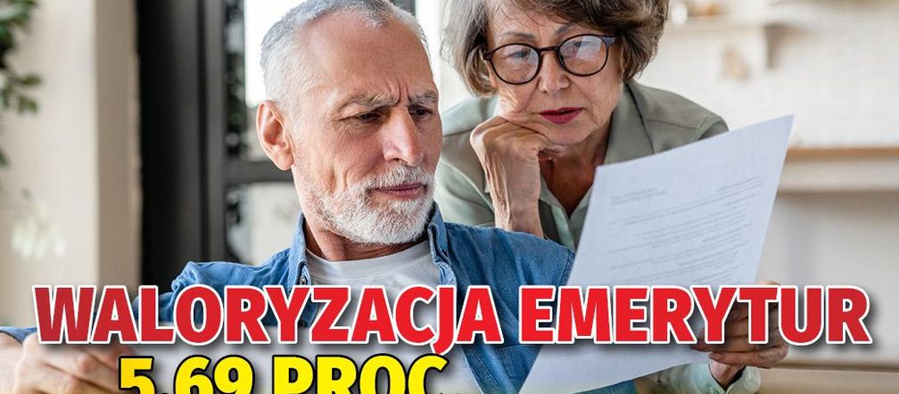  Waloryzacja emerytur 5,69 proc.