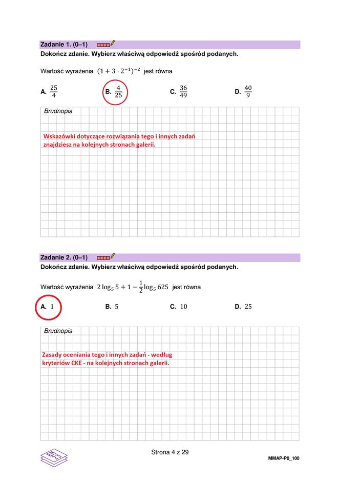 Matura próbna 2023: Matematyka. Oficjalne odpowiedzi CKE