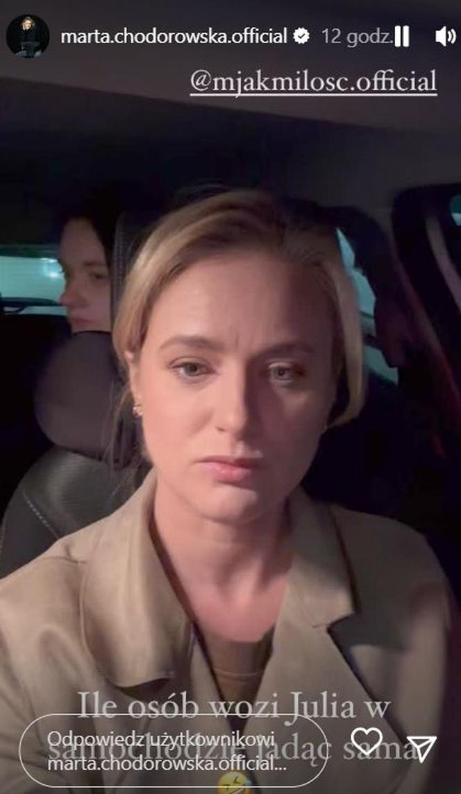 M jak miłość na planie. Marta Chodorowska (Julia Malicka)