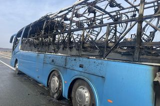 Koszmar pod Siedlcami! Spłonął autokar przewożący dzieci. Wycieczka jechała do Warszawy