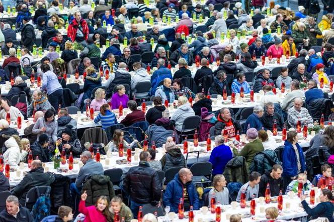 Wigilia dla potrzebujących w Poznaniu na MTP