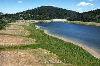 Wyschnięta Klimkówka 22 lipca 2025