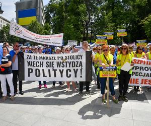 Protest pielęgniarek pod Sejmem