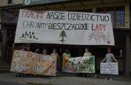 Blokada siedziby lasów państwowych