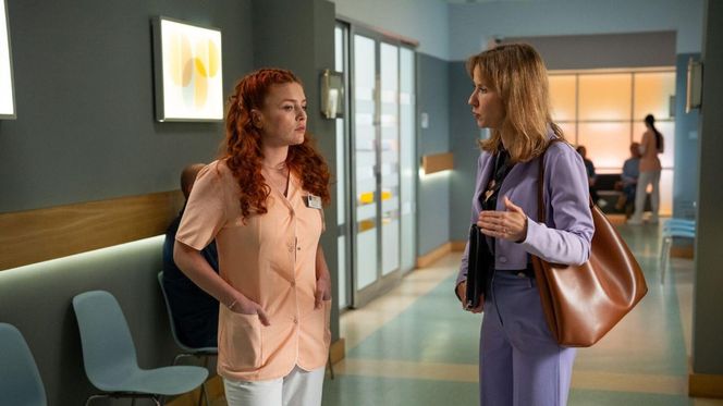 Na dobre i na złe odc. 945. Majka Skawina (Katarzyna Wuczko), Anita (Katarzyna Ankudowicz) 